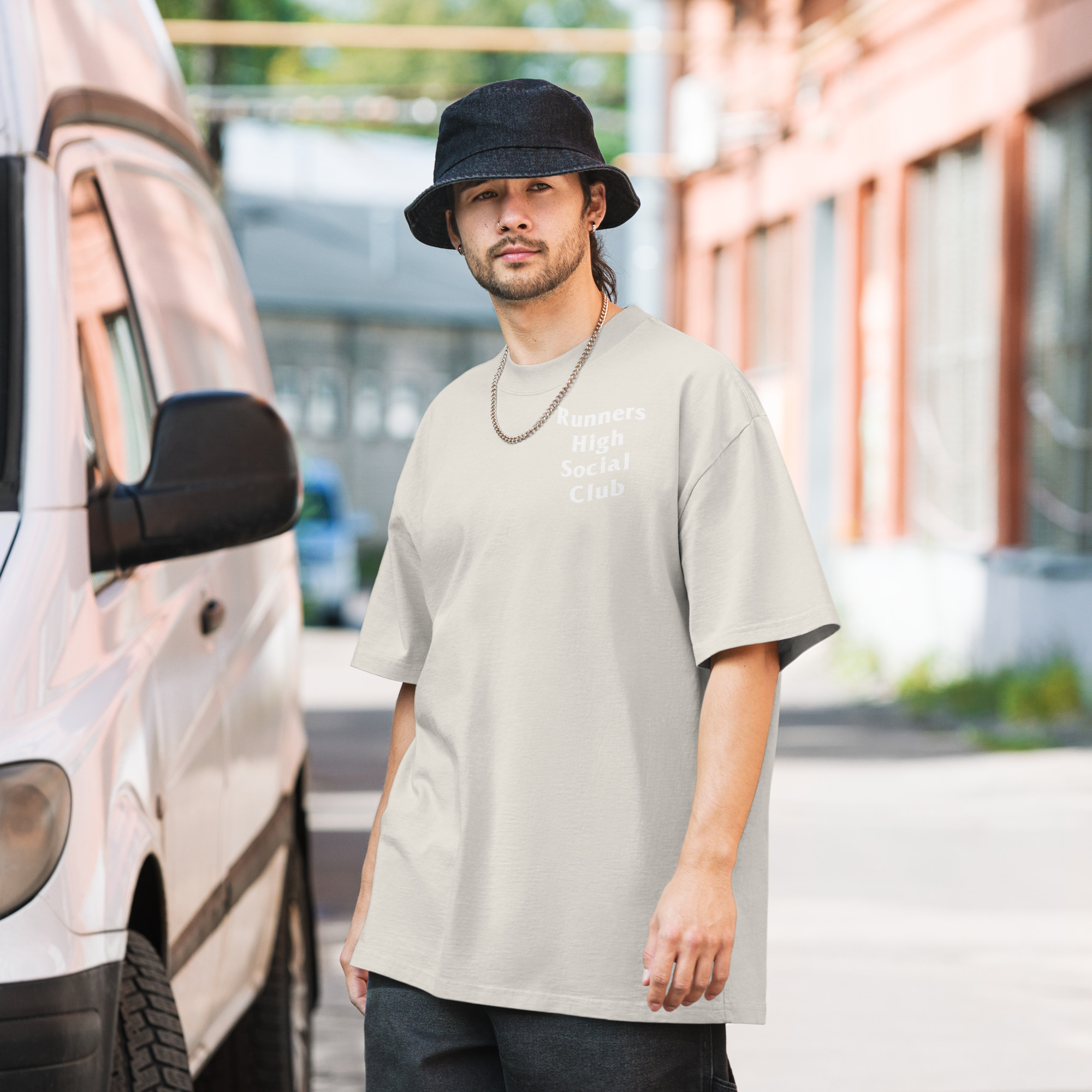 Oversized faded t-shirt - Image 4
